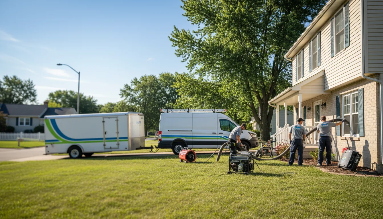 Flooded Basement Restoration And Cleanup With Repair in Bell City, MO near me